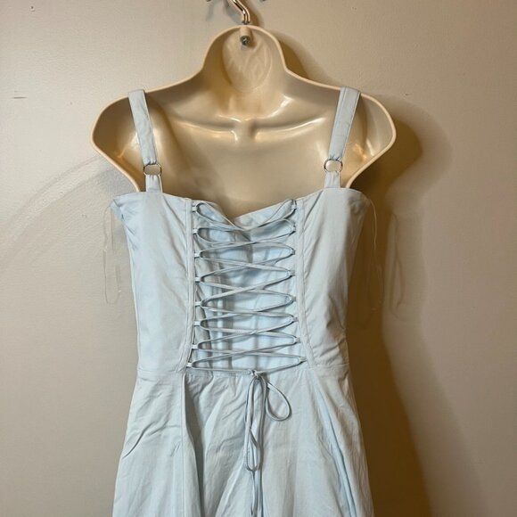 House of CB "Carmen" Baby Blue Dress (M Plus Cup) - Picture 6 of 12